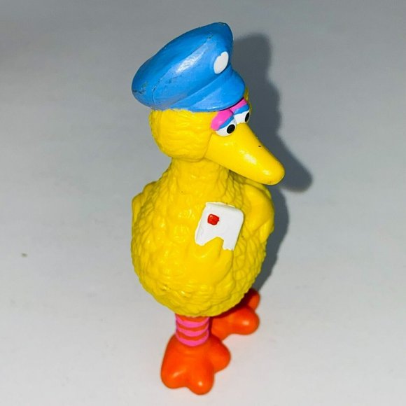 Muppets Inc Tara Toy Big Bird Sesame Street Muppet Yellow Blue Hat Kids Toy - Picture 2 of 5